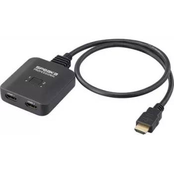 SpeaKa Professional SP-HDMIBS-100 2+1 Port HDMI-Switch bidirectional 7680 x 4320 (SP-13456272)