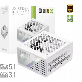 Zasilacz Gamemax, 80 PLUS, Gold | GS 650G WH | 650 W