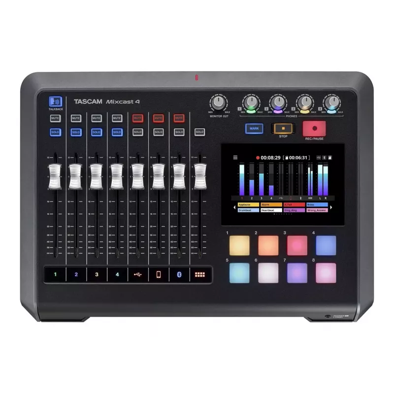 Tascam Mixcast 4 - mikser do nagrywania podcastów