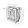 Obudowa PC NZXT H7 Flow RGB Midi Tower Biała — Szkło hartowane, EATX, Przód 3×120mm, USB-C