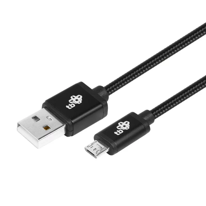 Przewód TB Micro USB - USB 1,5 m, czarny (AKTBXKU2SBA150B)