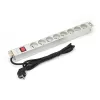 DIGITUS Professional a-19-STRIP-2-IMP - listwa zasilająca (do montażu w szafie rack) - AC 250 V - wejście zasilania - wyjście