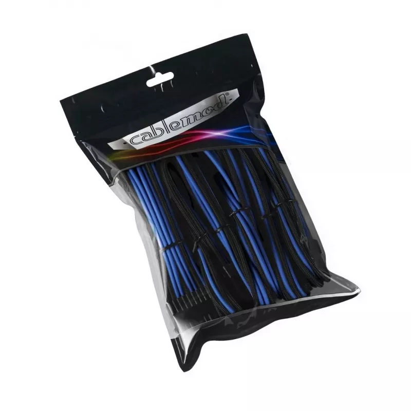Wewnętrzny kabel zasilający CableMod CM-PCAB-BKIT-NKKB-3PK-R Czarny Niebieski 250mm