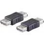 Adapter zmiany płci złącza kabla USB A ShiverPeaks BS77041