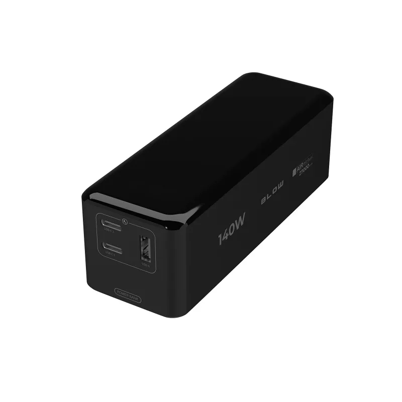 Powerbank BLOW AIR99.9 27000mAh PD 140W LCD — 2× USB‑C, 1× USB‑A, 27000 mAh, 140 W łączna moc