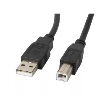 Lanberg CA-USBA-11CC-0050-BK Kabel USB 5 M 2.0 USB B Czarny (CA-USBA-11CC-0050-BK)