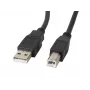 Lanberg CA-USBA-11CC-0050-BK Kabel USB 5 M 2.0 USB B Czarny (CA-USBA-11CC-0050-BK)