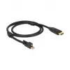 Kabel przejściówka wideo DeLOCK 83730 Mini DisplayPort na HDMI 2m Czarny