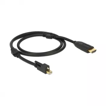 Kabel przejściówka wideo DeLOCK 83730 Mini DisplayPort na HDMI 2m Czarny