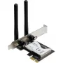 Inter-Tech DMG-32 - Wbudowana - Bezprzewodowa - PCI Express - Wi-Fi - 650 Mbit/s - Czarna - Srebrna (88888148)