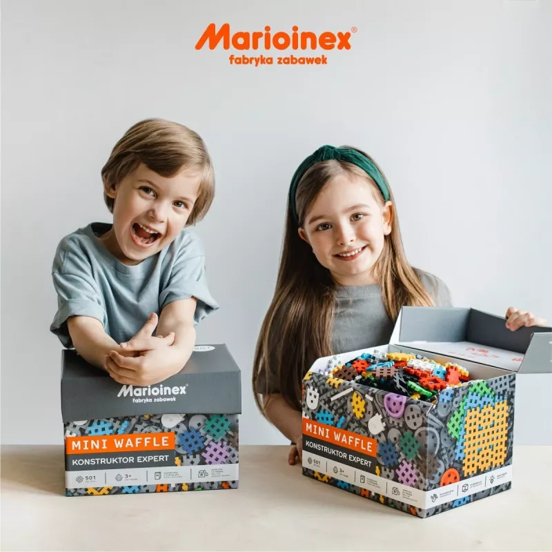 Marioinex Mini Waffle klocki konstrukcyjne Constructor Expert, 501 elementów