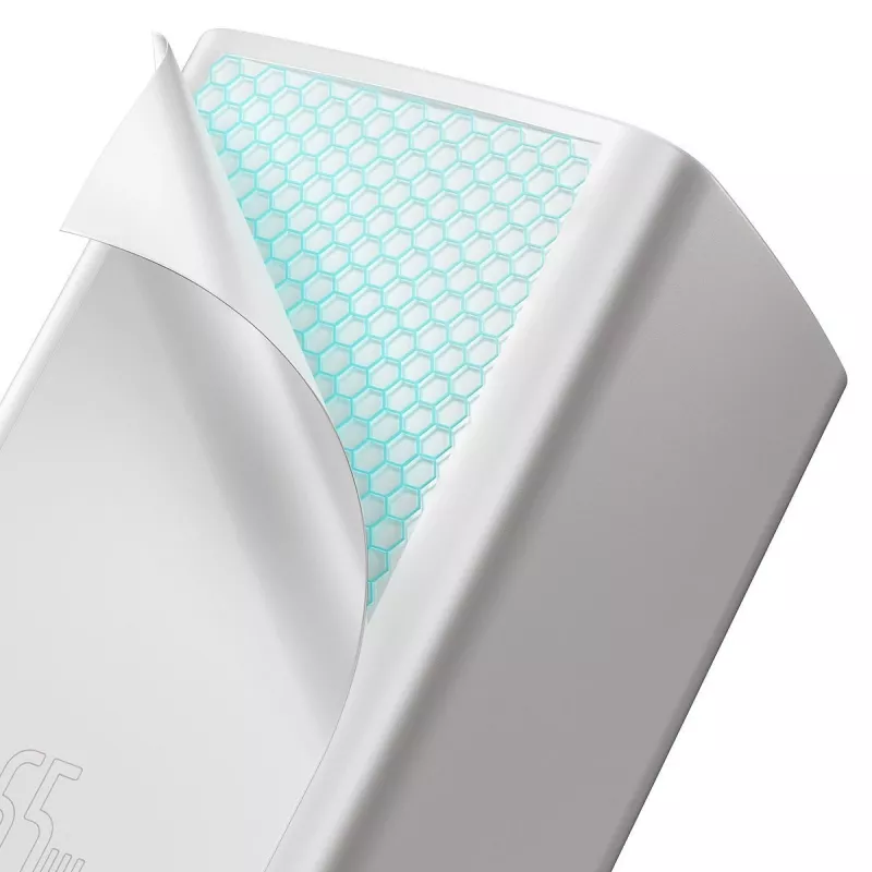 Ładowarka Baseus CCGAN2L-B02 Wewnętrzna AC Szybkie Ładowanie 20V 1xUSB 1xType-C Biała