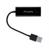 Karta sieciowa LANBERG NC-0100-01 USB 10 Gbit/s, hot-swap, kabel 0,15 m, czarna