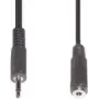 Kabel audio 3.5mm e+p B 125 Czarny 3m