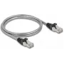 Kabel sieciowy DeLOCK RJ45 Cat.6A U/FTP RJ-45 1m Srebrny
