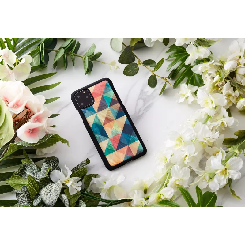 Etui na smartfona iKins dla iPhone 11 Pro Max — Mosaic Czarny etui ochronne