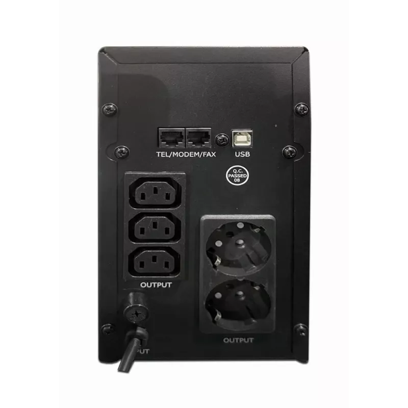 Gembird EG-UPS-035 zasilacz awaryjny (UPS) Line-Interactive 2 kVA 1200 W 5 gniazd AC