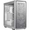 PC Midi Tower Cooler Master MasterFrame 600 Mesh Srebrny — obsługuje ATX/EATX, przednie 2×200 mm, dyski 2,5 cala/3,5 cala