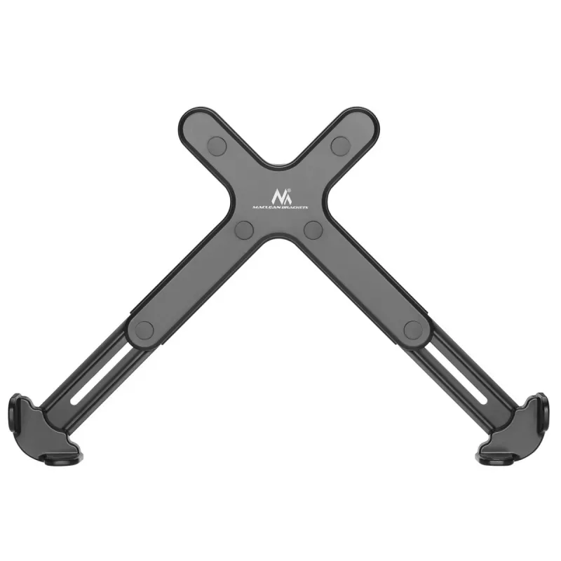 Notebook desk holder MACLEAN MC-836 — regulowana wysokość, ergonomiczny design, czarny, do poziomego ustawienia laptopa (58,5×236×320 mm)