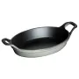 Owalne mini naczynie do zapiekania i zapiekanki Staub 250 ml grafit