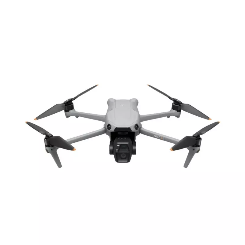 Quadcopter DJI Air 3s RC-N3 — aparat 50 MP, 4K 3840×2160, 4 wirniki, maks. 27 m/s, zasięg 32 000 m, bateria 4276 mAh, szary