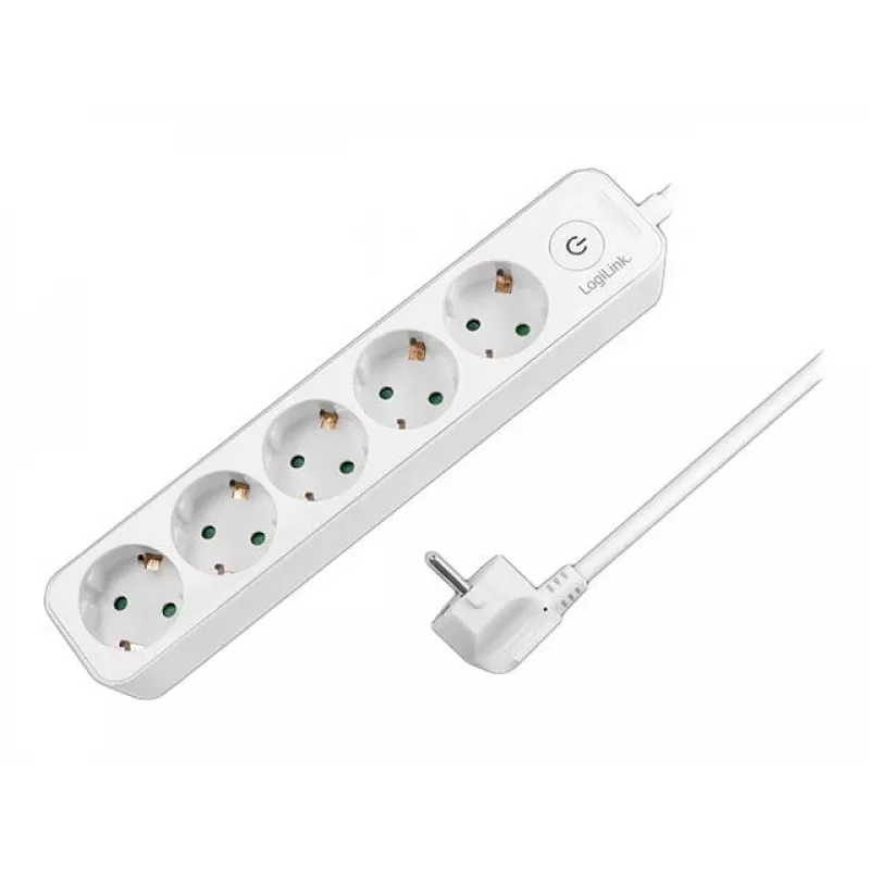 LogiLink LPS246. Kabellänge: 1,5 m, Anzahl der AC-Ausgänge: 5 AC-Ausgänge, Unterstützung von Positionierung: Indoor. AC Eingangsspannung: 250 V, Maxim