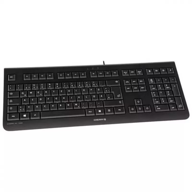 CHERRY KC 1000 klawiatura biurowa USB QWERTY hiszpańska czarna