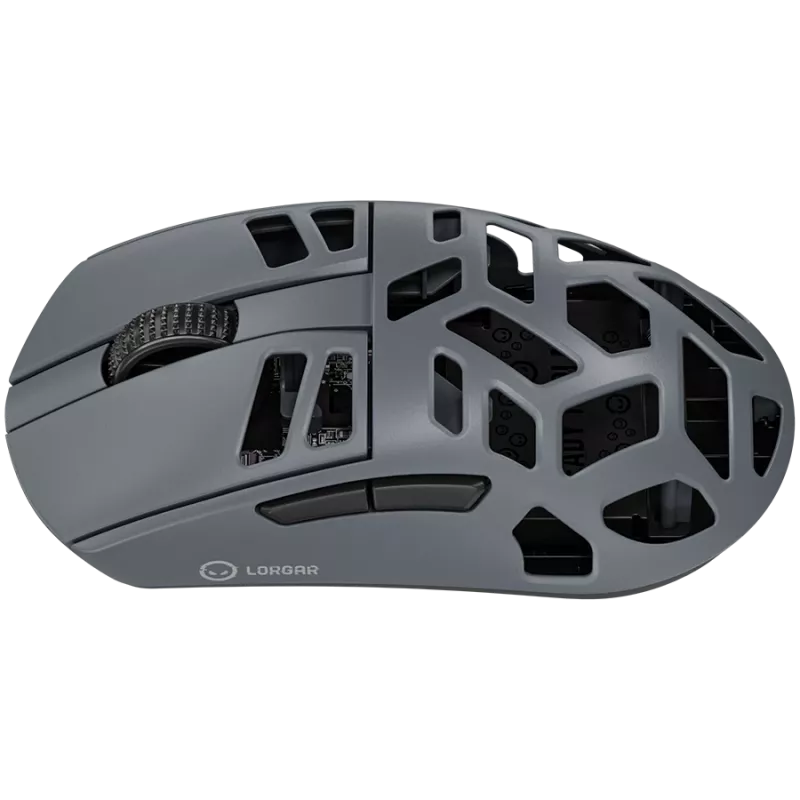 LORGAR MSE90W, Mysz do gier bezprzewodowa magnezowa Elite, ciemnoszara