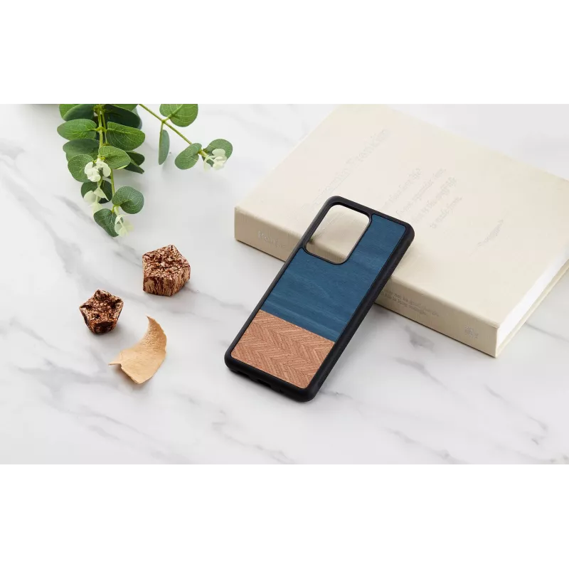 Etui ochronne na smartfona Man and Wood Galaxy S20 Ultra Denim Czarny