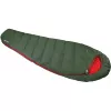 mummy sleeping bag Pak 1000 ECO (Dark Green/Czerwony)