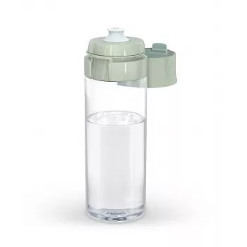 Butelka na wodę wielokrotnego użytku BRITA Fill&Go Vital 600 ml z wbudowanym filtrem MicroDisc, zielona