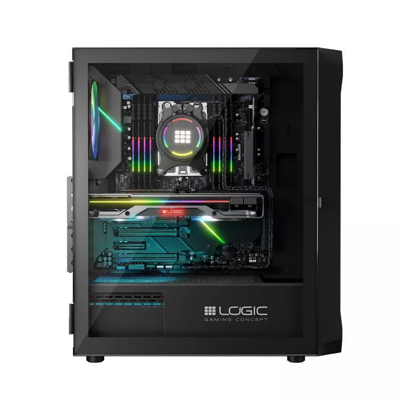 Obudowa komputerowa Logic Concept Portos ARGB ATX Czarna