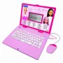 Dwujęzyczny edukacyjny laptop dziecięcy Lexibook Barbie JC598BBi17 — dwujęzyczna zabawka edukacyjna