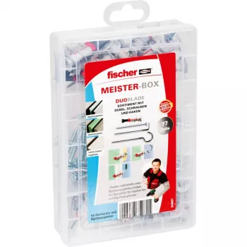 Fischer DUOBLADE 77 master box zestaw ostrzy do płyt kartonowo-gipsowych
