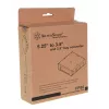 SilverStone FP55 - Speichereinschubadapter - 13,30cm (5,25) bis 3.5 / 2.5 - Schwarz