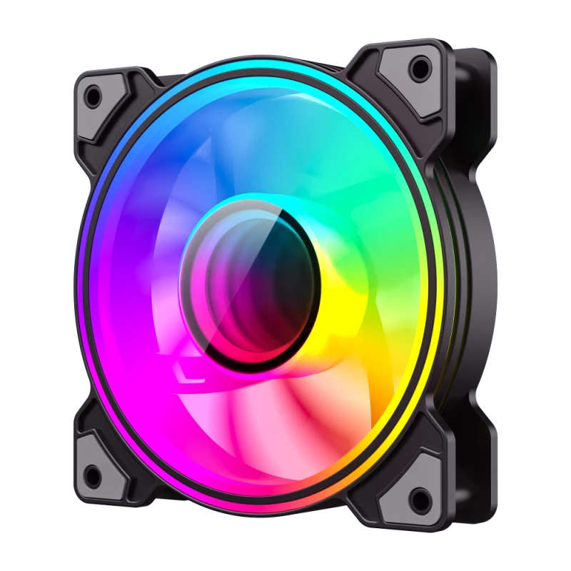 Gamemax | Wentylator obudowy | DUAL RING INFINITY | Czarny