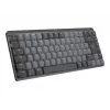Logitech Master Series MX Mechanical Mini - klawiatura - podświetlana - bezprzewodowa - Bluetooth LE - QWERTY - nordycka (duński/fiński/norweski/szwedzki)