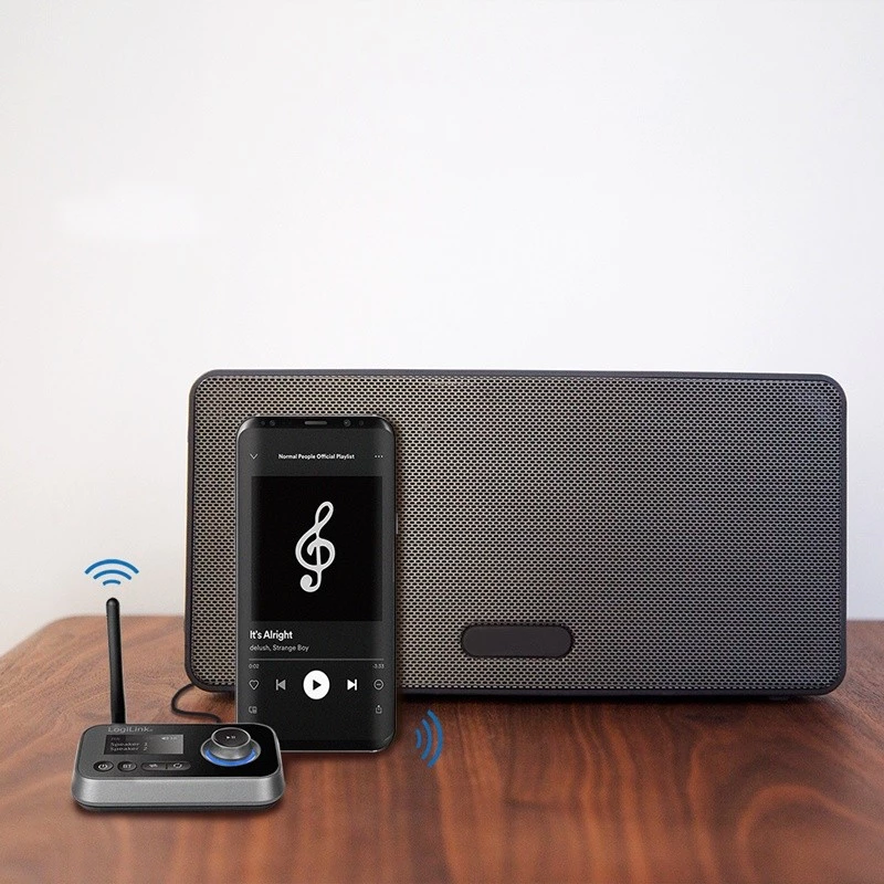 LogiLink BT0062 Nadajnik/odbiornik audio Bluetooth BT 5.0 zasięg 10 m