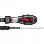 Ręczny wielobitowy wkrętak dynamometryczny Wiha 36888 — szerokość 40 mm, długość 134 mm, waga 373 g