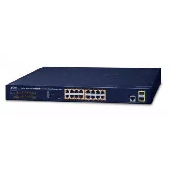 Przełącznik zarządzalny PLANET GS-4210-16P2S