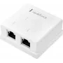 Adapter sieciowy Renkforce do montażu natynkowego CAT 6 2-portowy biały (RF-4540914)