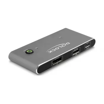 Przełącznik KVM DeLOCK 11487 USB 8K Ultra HD 144 Hz