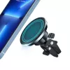 MagSafe magnetyczny uchwyt samochodowy Crong CRG-CH6-BLK do iPhone 12 i nowszych