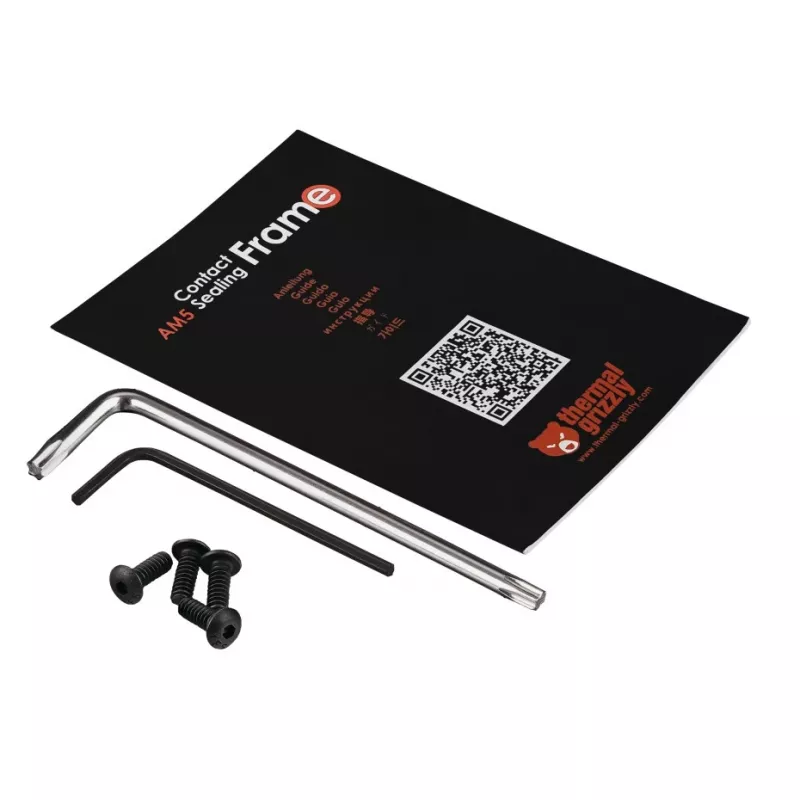 Zestaw do wymiany ramki Thermal Grizzly TG-CSF-AM5 Aluminium Czarny