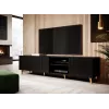 Cama szafka RTV PAFOS 200x42x52 czarny matowy