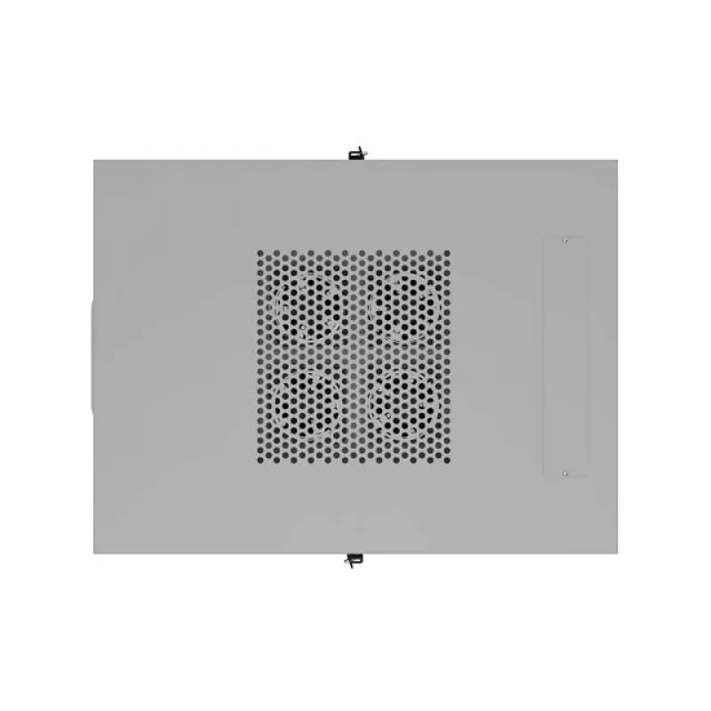 19-calowa szafa stojąca LANBERG 32U 600×800 mm szara z drzwiami szklanymi i LCD (płaski Pack)