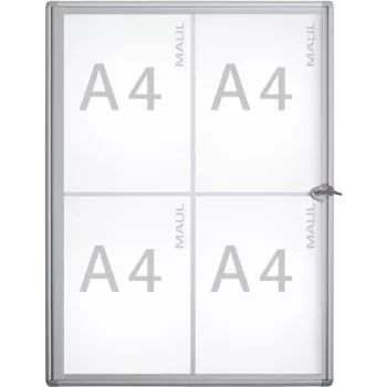 Maulextraslim - Aluminium - Szkło - Plastik - Aluminium - 655 x 491 x 27 mm - 4 x A4 (6820408)