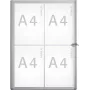 Maulextraslim - Aluminium - Szkło - Plastik - Aluminium - 655 x 491 x 27 mm - 4 x A4 (6820408)