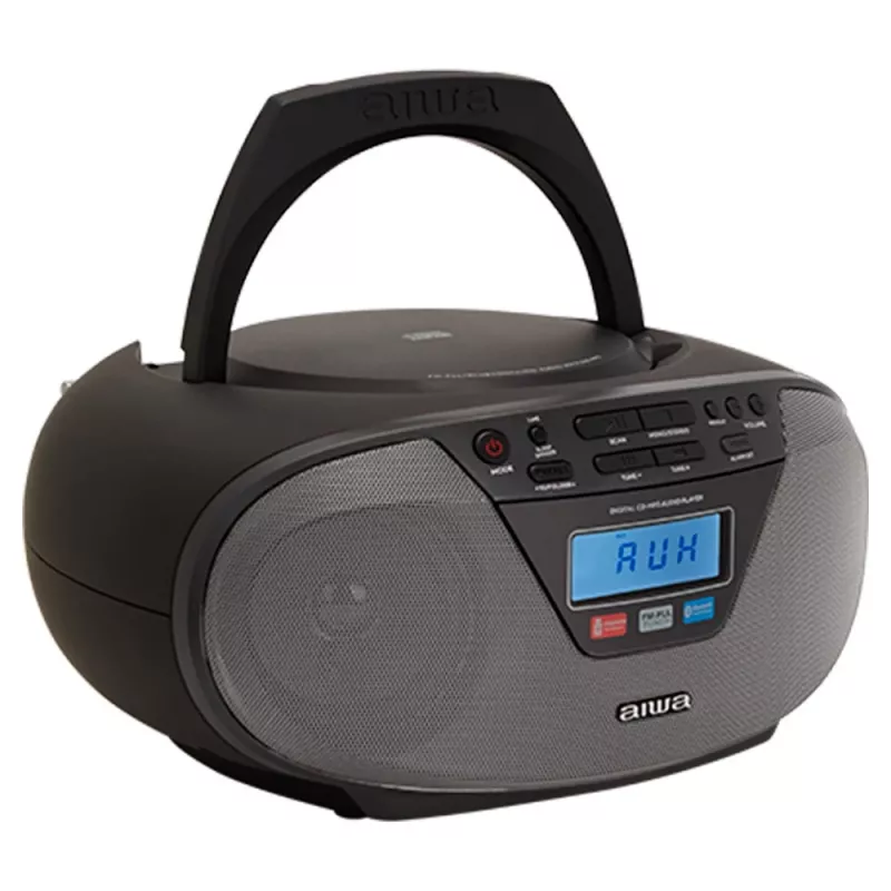 Mikrosystem audio Aiwa BBTU-400BK, odtwarzacz CD/MP3/FM-PLL/BT (czarny)