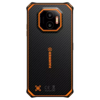 Smartfon HAMMER Energy X2 — Android 15, MediaTek Helio G81, 6,1 cala 1560×720 IPS, 6 GB RAM, 128 GB, Dual SIM, 4G, 50 MP, 5000 mAh, IP68